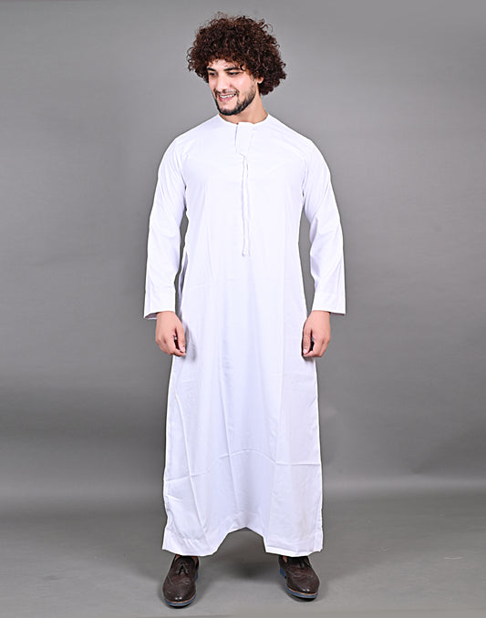 Nadwi Garments Special Omani Jubba / Thobe White