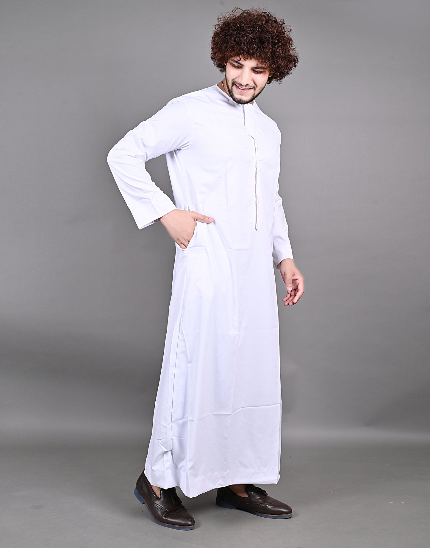 Nadwi Garments Special Omani Jubba / Thobe White