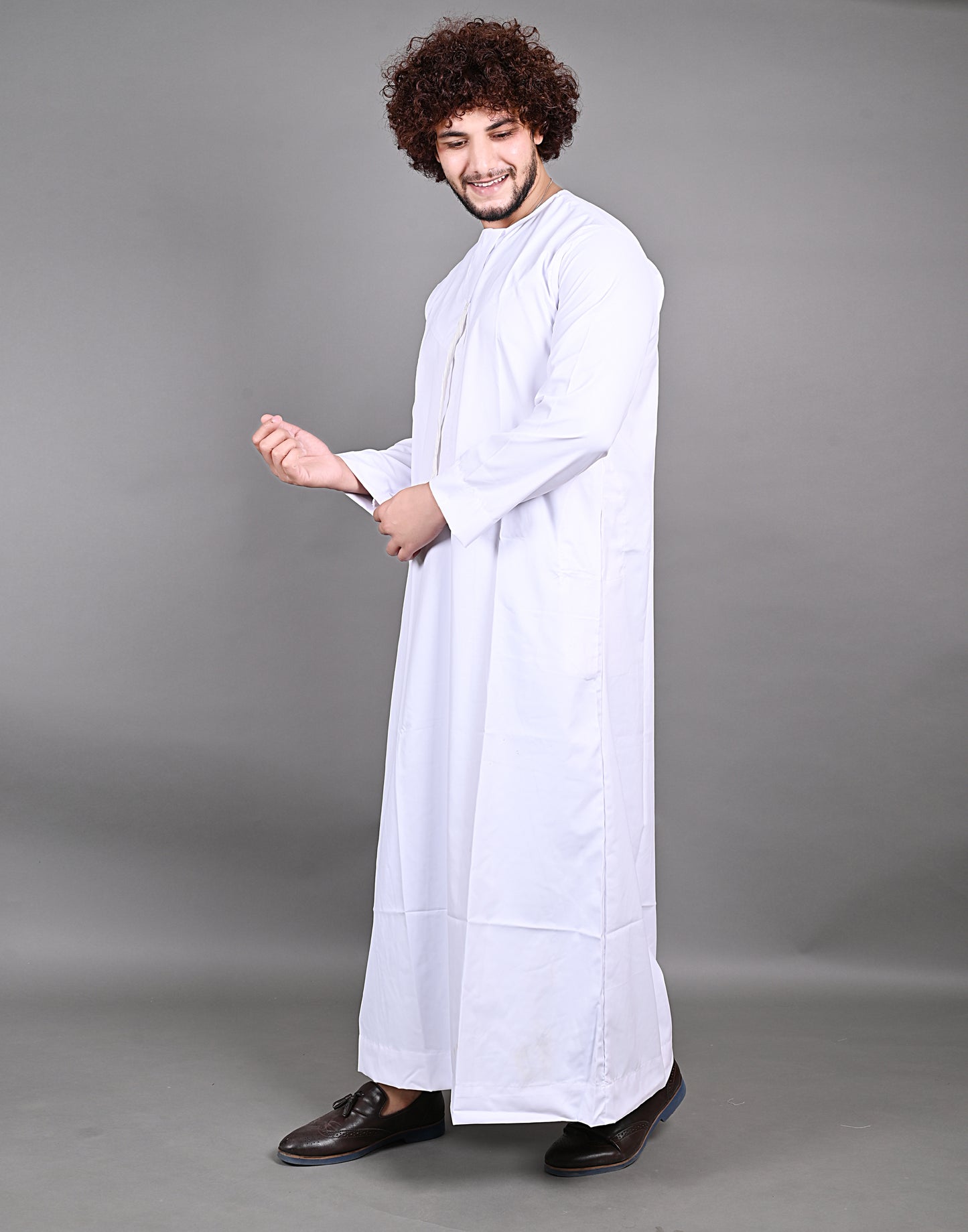 Nadwi Garments Special Omani Jubba / Thobe White