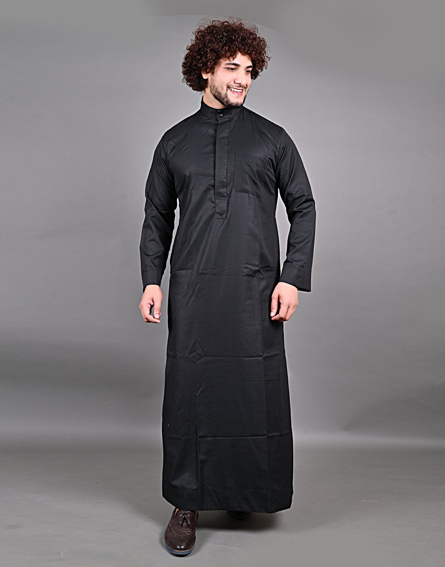 Nadwi Garments Special Arabian Jubba / Thobe Black