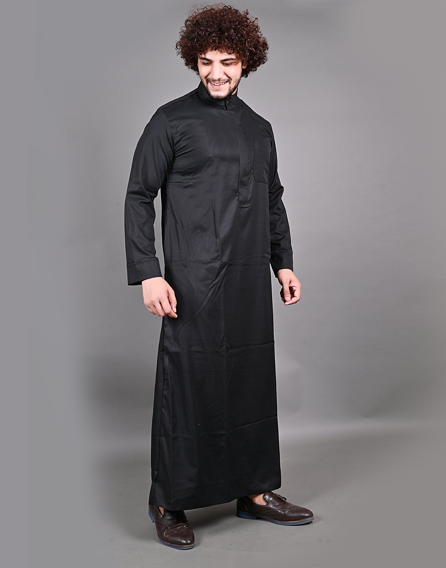 Nadwi Garments Special Arabian Jubba / Thobe Black