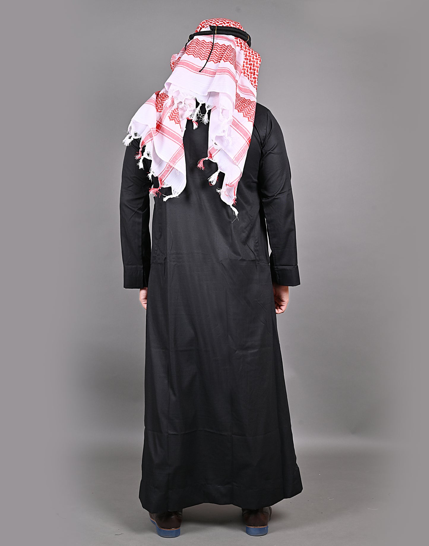 Nadwi Garments Special Arabian Jubba / Thobe with Eqal and Red Rumal