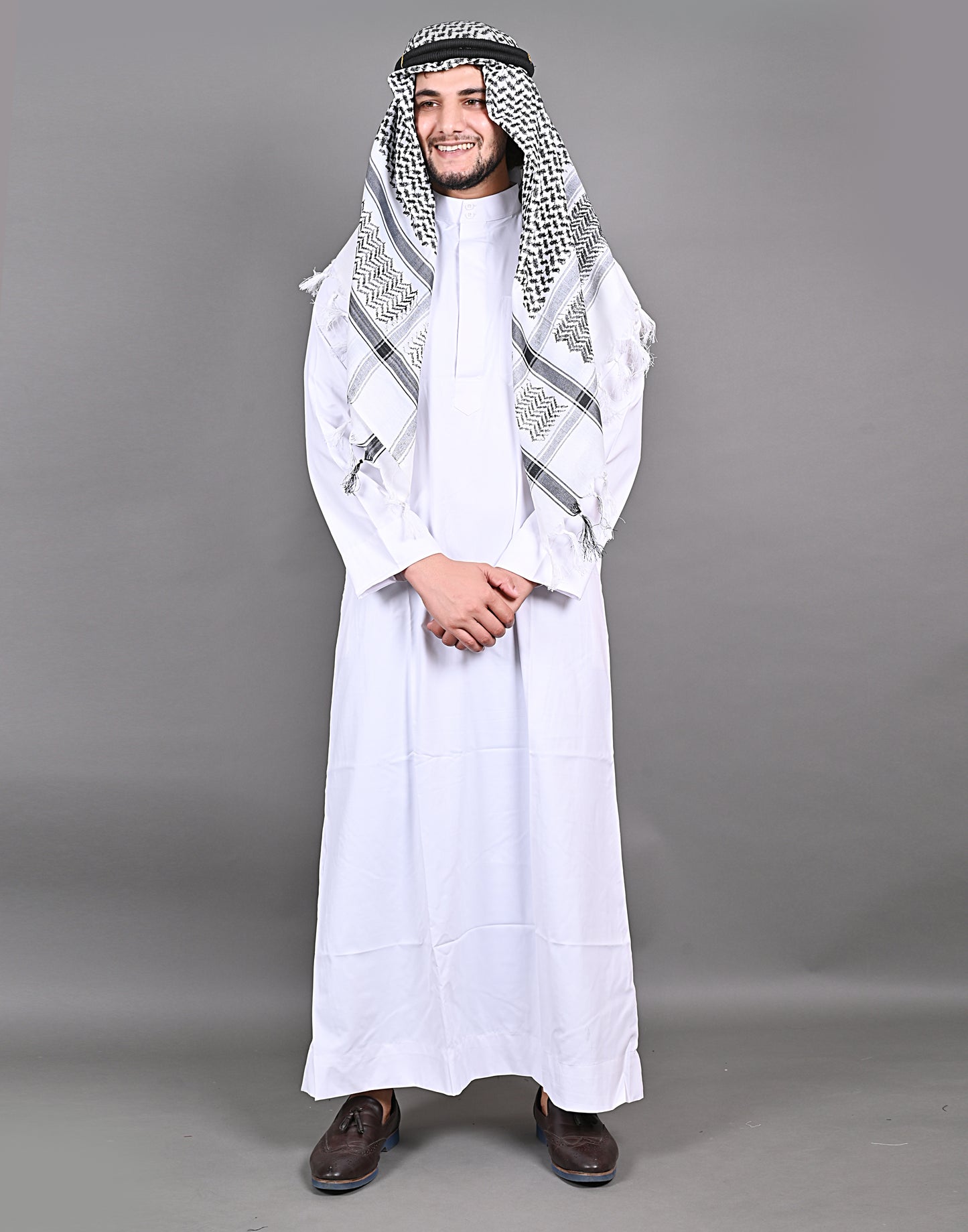 Nadwi Garments Special Arabian Jubba / Thobe with Eqal and Rumal