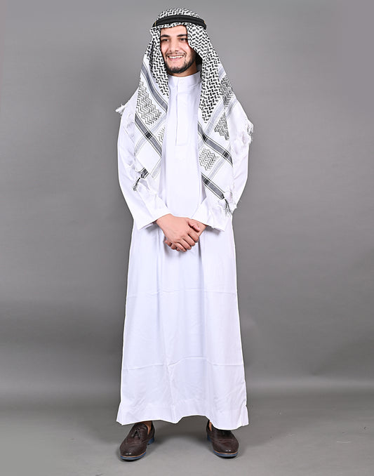 Nadwi Garments Special Arabian Jubba / Thobe with Eqal and Rumal