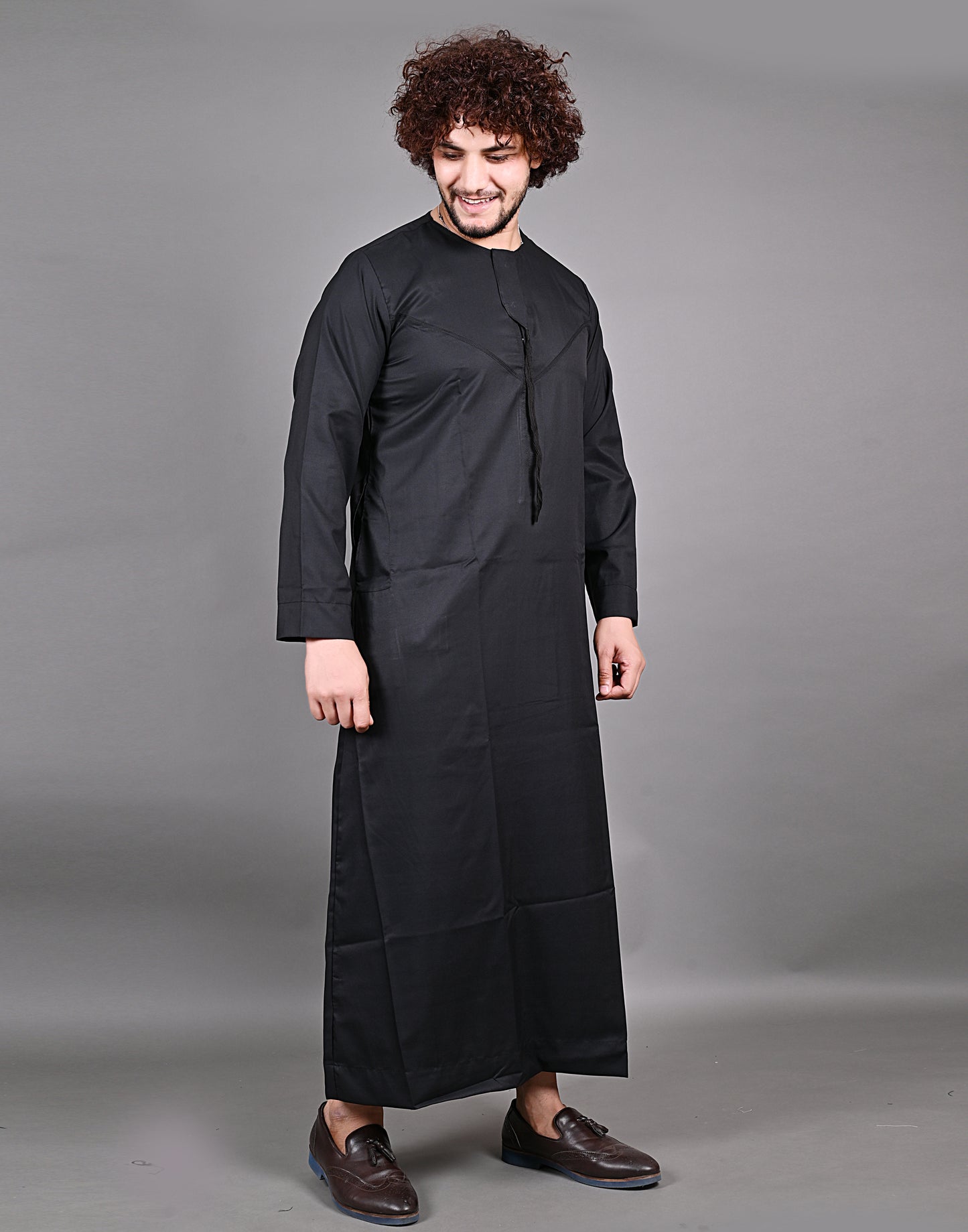 Nadwi Garments Special Omani Jubba / Thobe Black