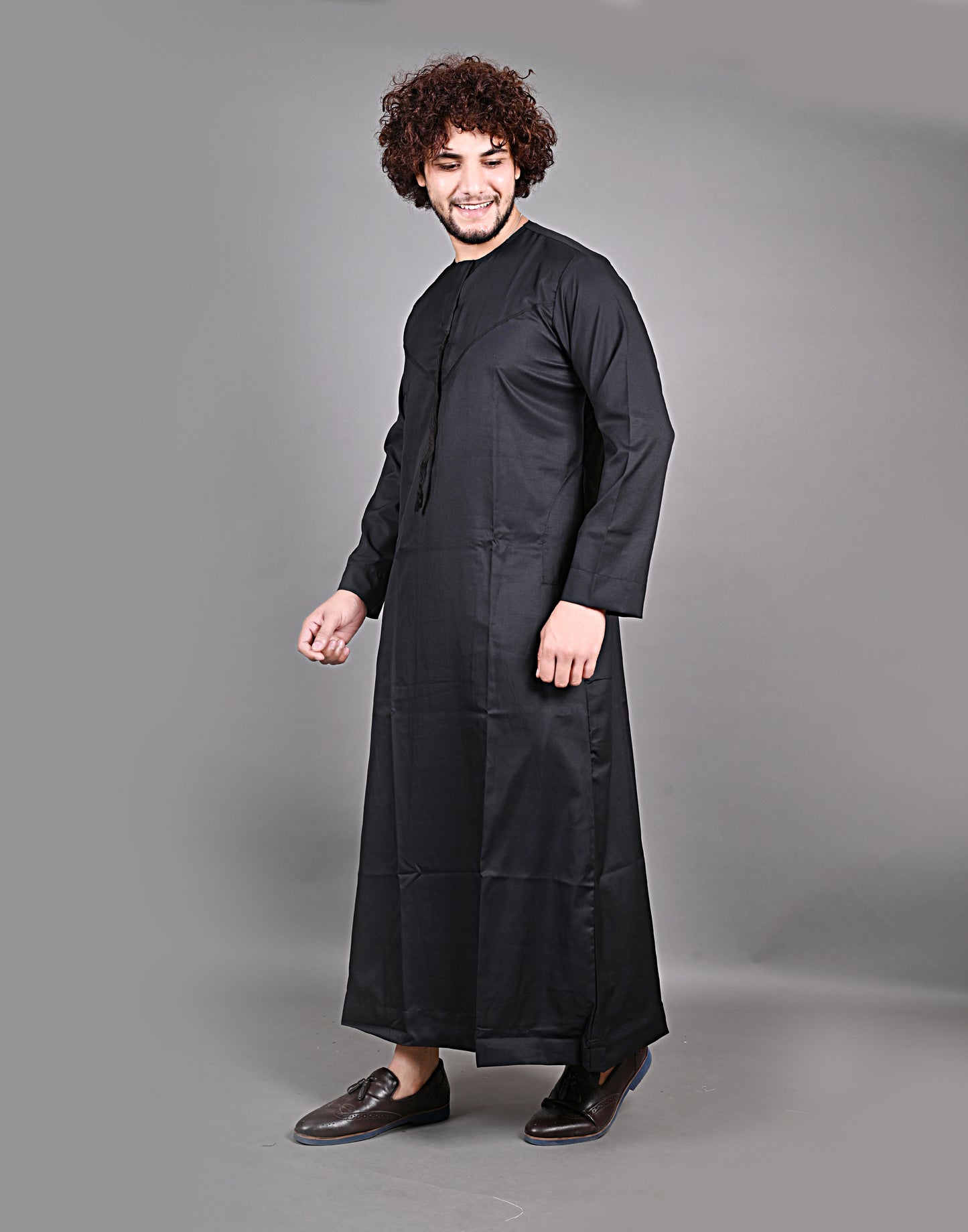 Nadwi Garments Special Omani Jubba / Thobe Black