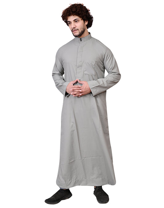 Nadwi Garments Special Arabian Jubba / Thobe Grey