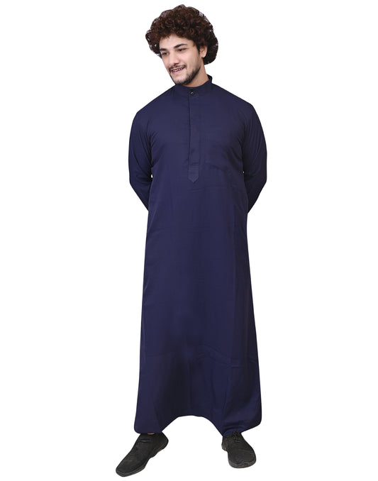 Nadwi Garments Special Arabian Jubba / Thobe Dark Navy Blue