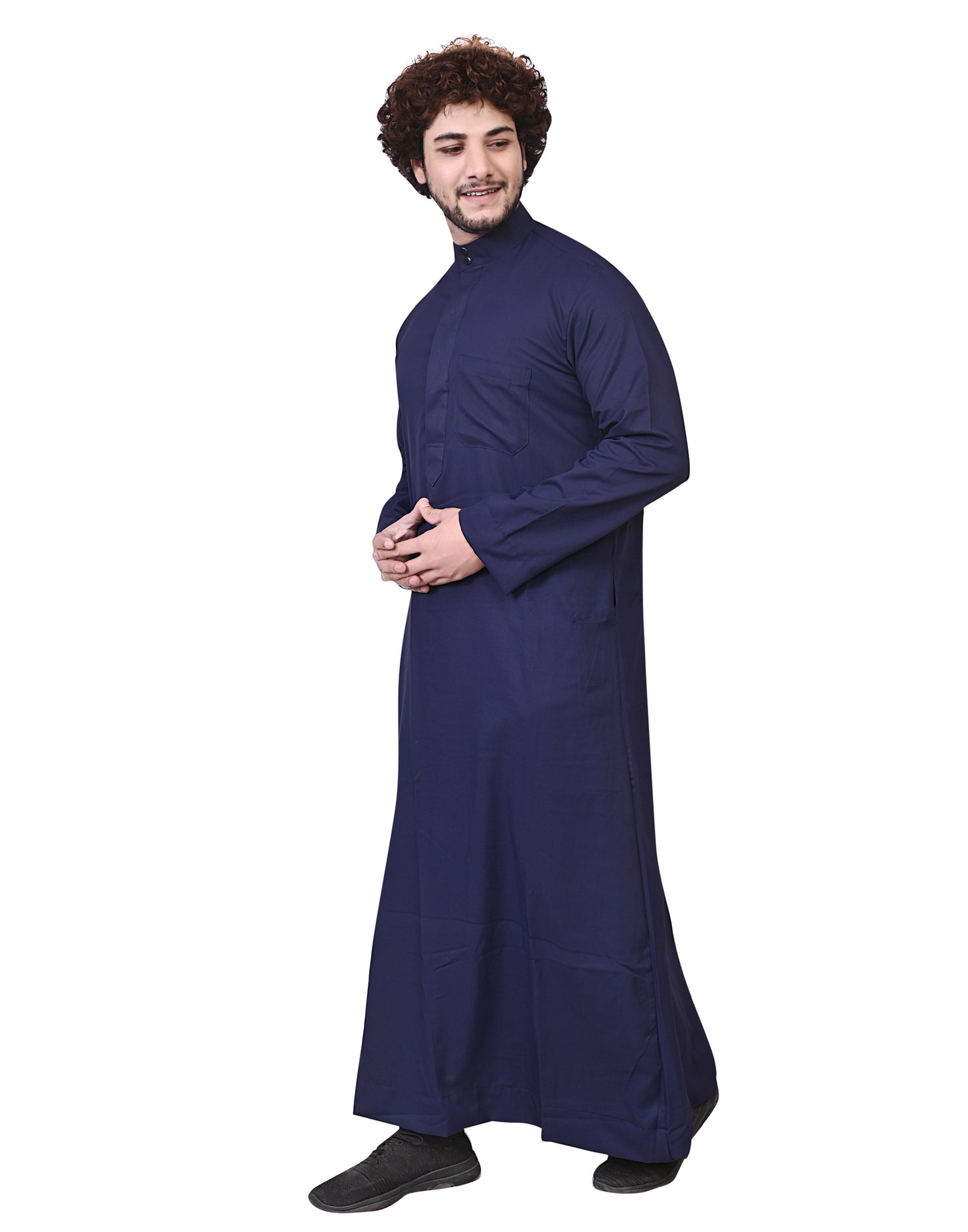 Nadwi Garments Special Arabian Jubba / Thobe Dark Navy Blue